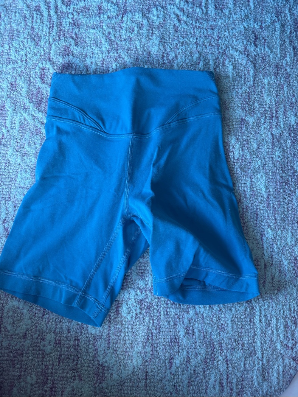 lululemon athletica Bright Blue High-Rise Bike Shorts